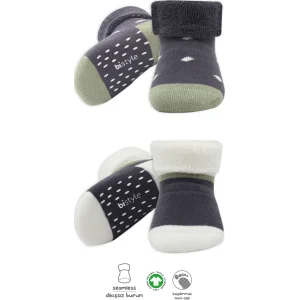 Bistyle Havlu Soket Kaymaz Point Boy, 2'li, Antrasit