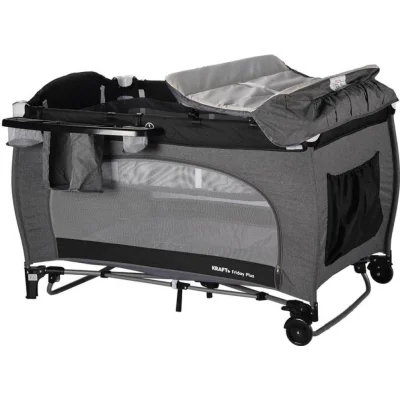 Kraft Friday Plus Oyun Parkı, 70x120, Koyu Gri