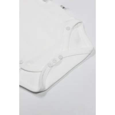 Bistyle Kruvaze Body Uzun Kol Welcome Baby Duck, Sarı