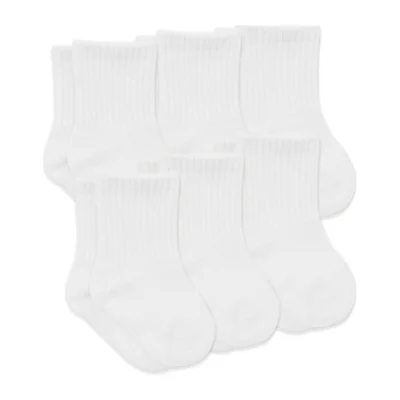 Bistyle Basic Penye Soket Çorap, 6'lı, Beyaz