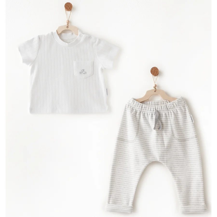 Andywawa Hello Elephant Takım, 2'li, Beyaz