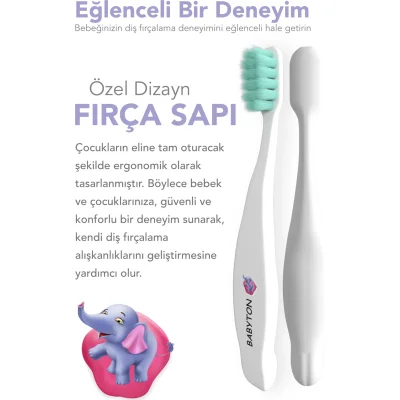 Babyton Bio Ultra Yumuşak Çocuk Diş Fırçası Fil