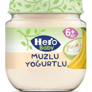 Hero Baby Muzlu Yoğurtlu Kavanoz Mama, 120 g