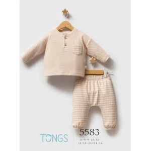 Tongs Baby College Takım, 2'li, Kahverengi