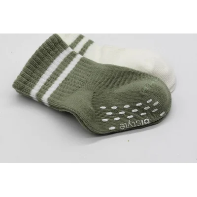 Bistyle 2li Çemberli Kaymaz Soket Çorap 10125 Nil Ekru