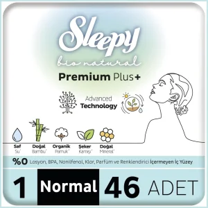 Sleepy Bio Natural Premium Plus Mega Normal Ped 46 Adet