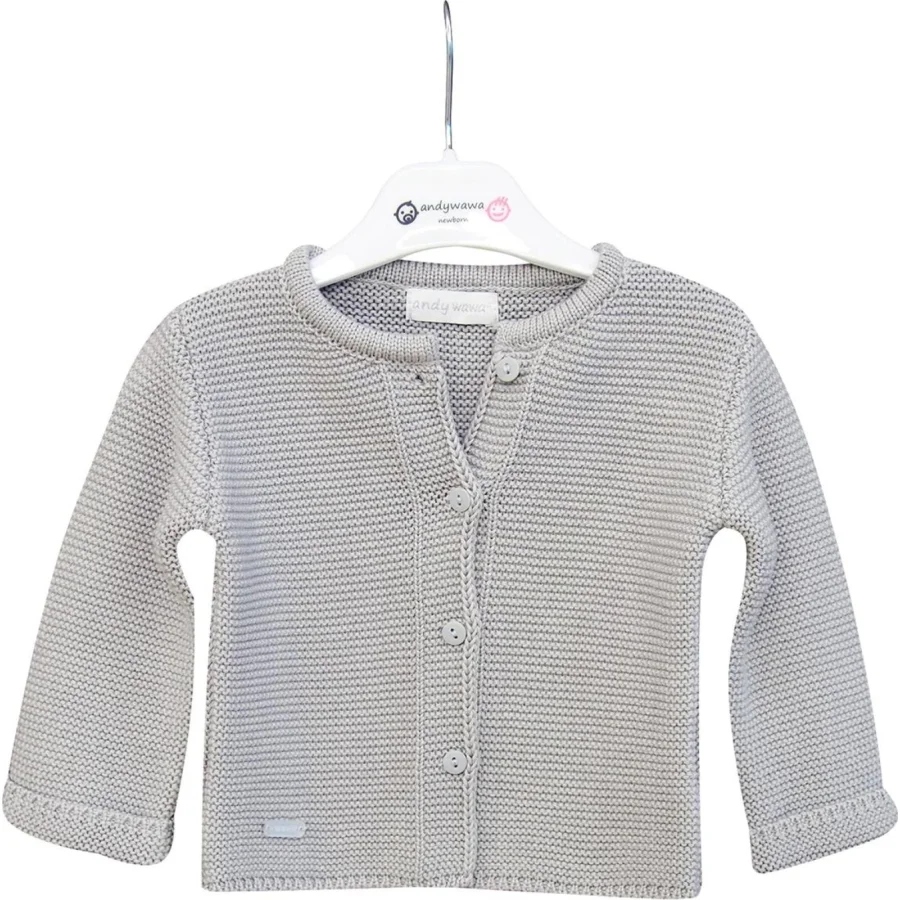 Andywawa Basic Bebek Ceket, Gri, Melanj