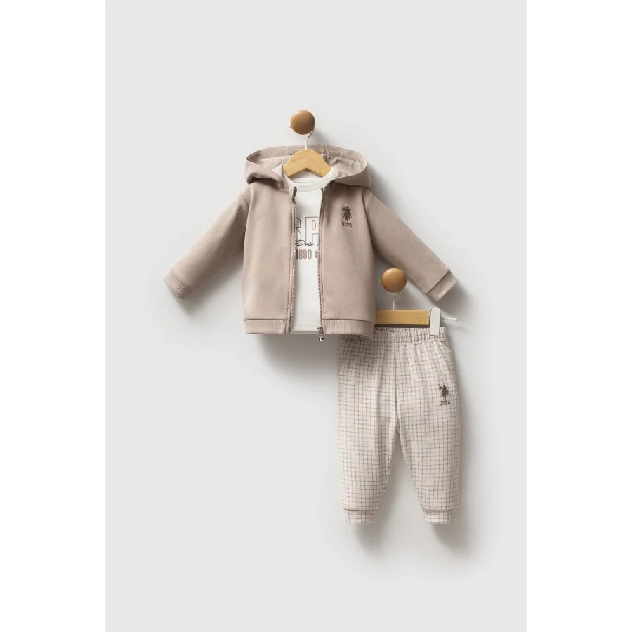 U.S. Polo Takım, 3'lü, Kum