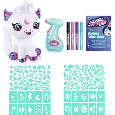 Airbrush Plush Cosmic Unicorn