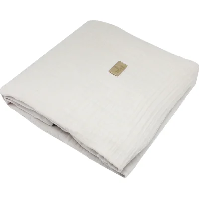 Bistyle Müslin Battaniye Diş Kaşiyicili Family Friends 70155 85x75cm Taş