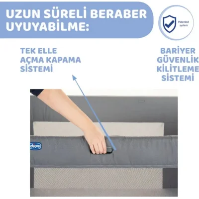 Chicco Next2Me Forever Anne Yanı Beşik, Moon Grey