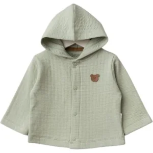 Bebitof Kapüşonlu Bebek Hırka 80153 Mint