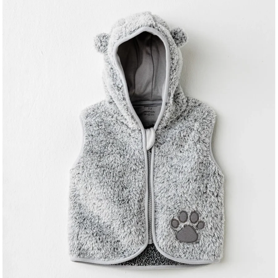 Andywawa Keep Smiling Yelek, Gri