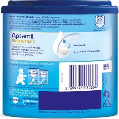 Aptamil 2 Devam Sütü, 350 g