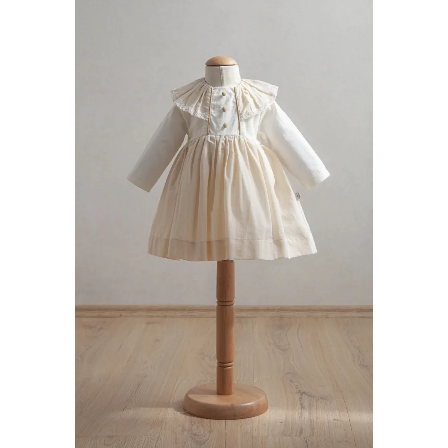 Tongs Baby Bebek Elbise 3918 Açık, Sarı