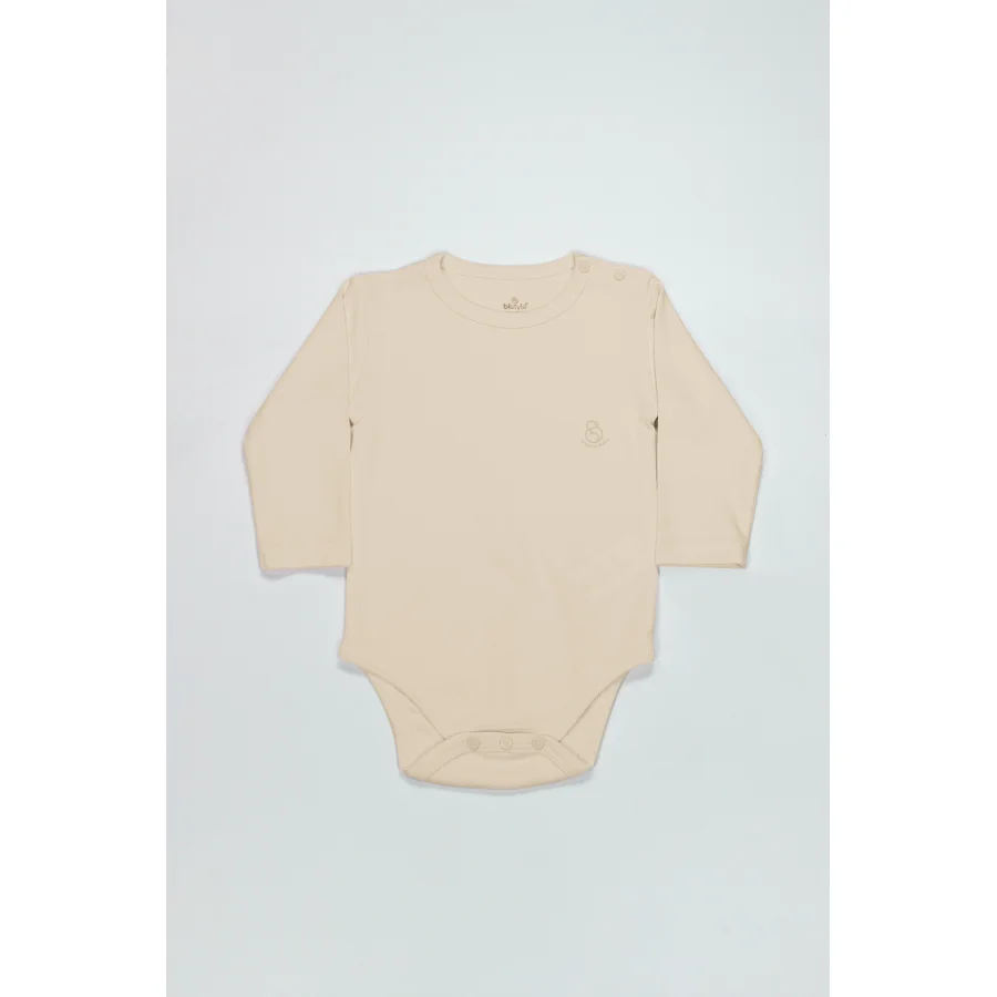 Bistyle Natural Basic Style Uzun Kol Body 17104 Bej