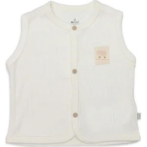 Bistyle Modal Flying Balloons Bebek Yelek, Ekru