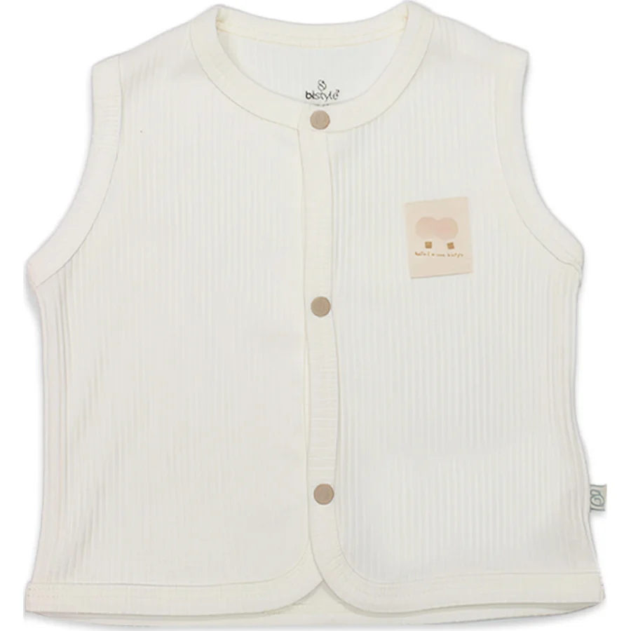 Bistyle Modal Flying Balloons Bebek Yelek, Ekru
