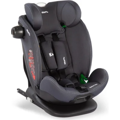 Kraft Neptune I-Size 0-36 Kg İsofixli Oto Koltuğu, Koyu Gri