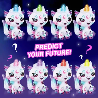 Airbrush Plush Cosmic Unicorn