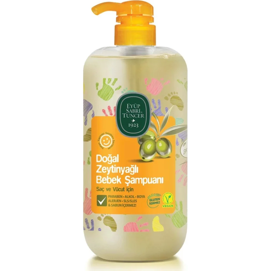 Eyüp Sabri Tuncer Doğal Zeytinyağlı Bebek Şampuanı, 600 ml