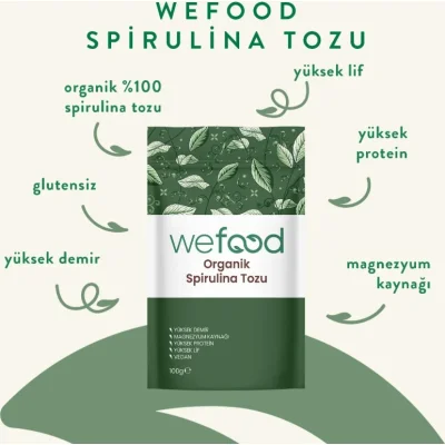 Wefood Spirulina Tozu, 100 g