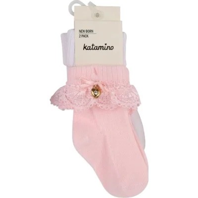 Katamino Amy 2'li Aks. Bebek Soket, Asorti