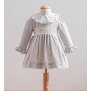 Tongs Baby Elbise, Gri