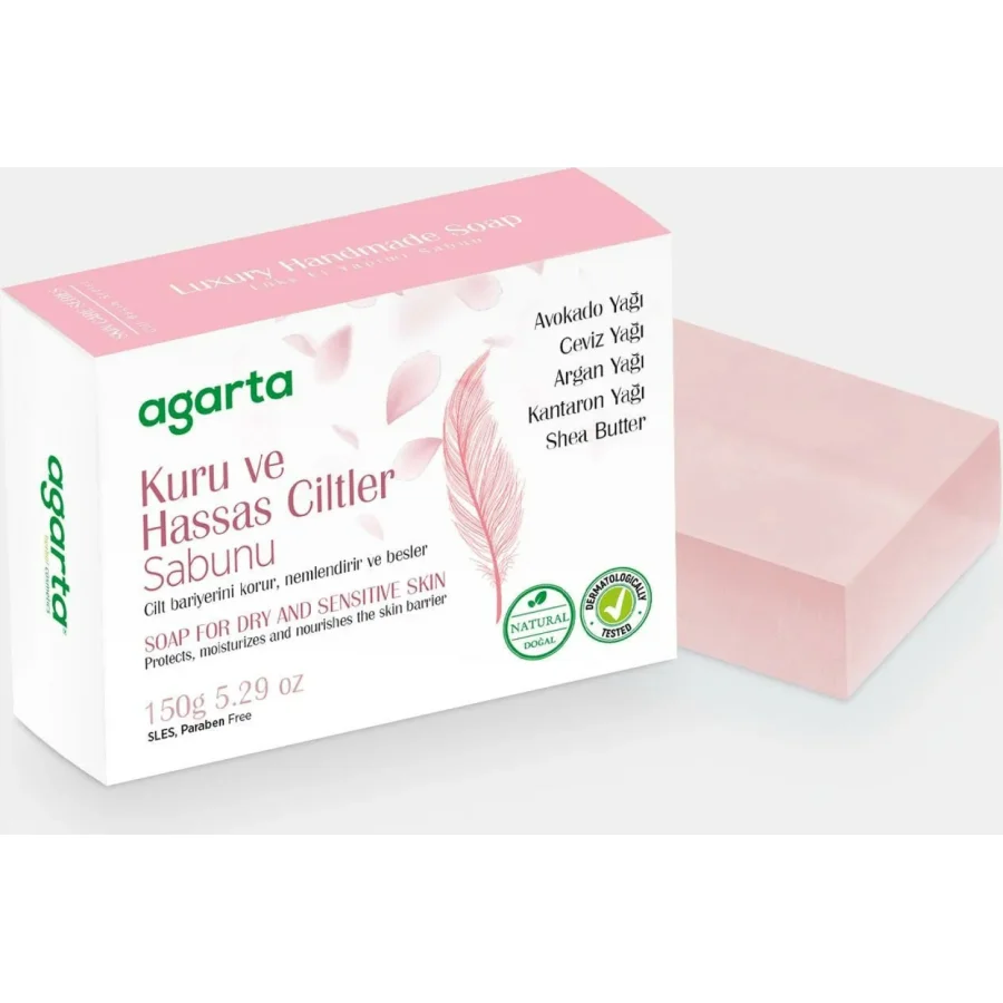 Agarta Cilt Bakım Sabunu, 150 g, Kuru ve Hassas Ciltler