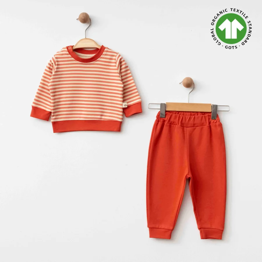 Eslenza Baby Organik Takım, 2'li, Bej