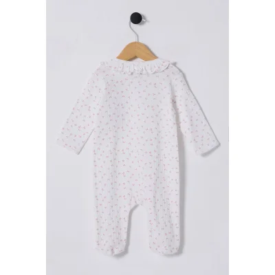 U.S Polo Bebek Tulum USB2435 Beyaz-Pembe, Pembe