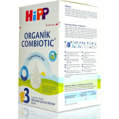 Hipp 3 Organik Combiotic Bebek Sütü, 800 g