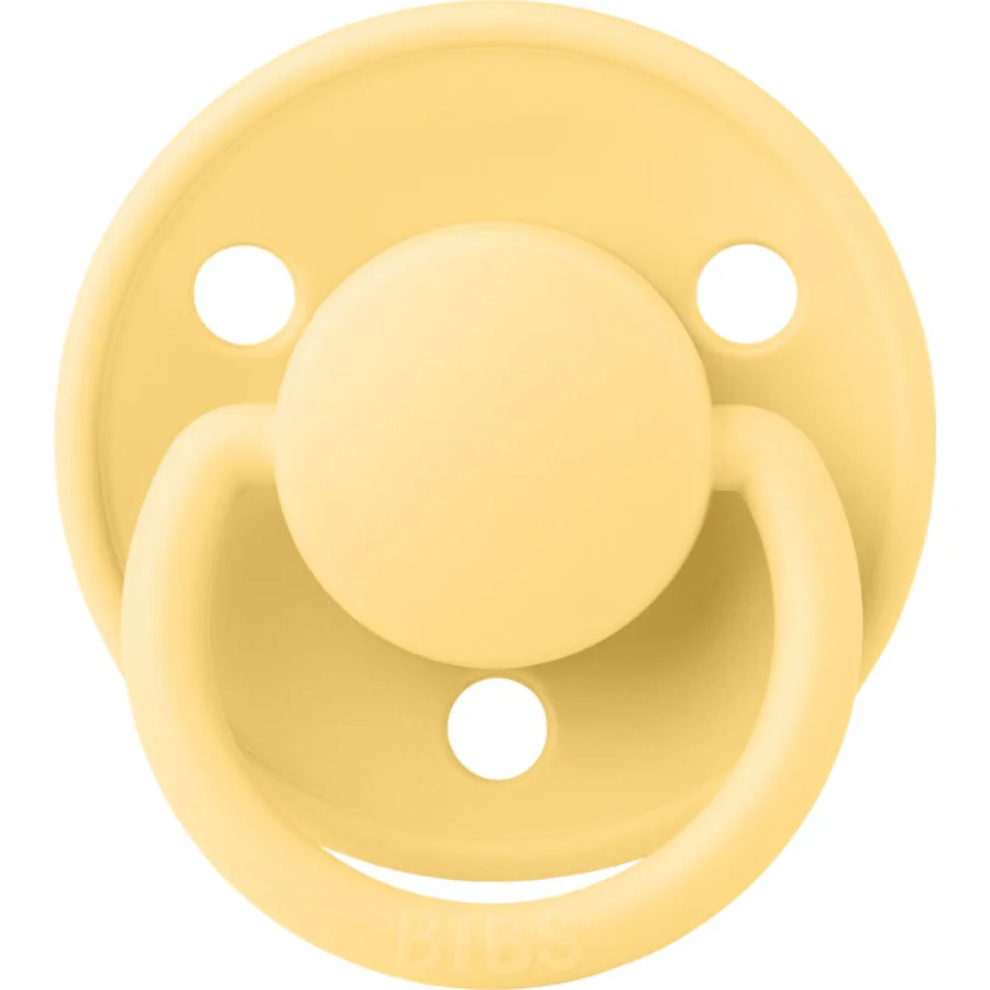 Bibs De Lux Silikon Emzik, 0-36 Ay, Pale Butter