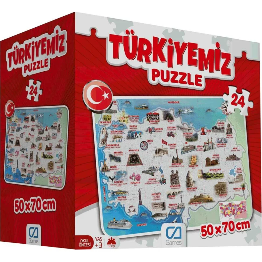 Games Türkiyemiz Puzzle, 24 Parça
