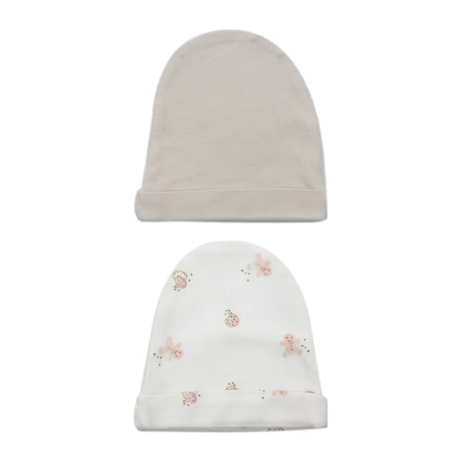 Bistyle Cookies Make Happy Şapka, 2'li, Ekru