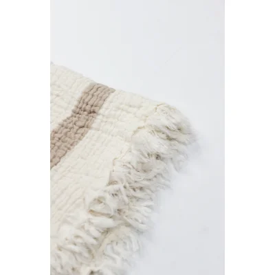 Bistyle Müslin Battaniye Uyku Arkadaşli Pure Life 70156 85x85cm Bej