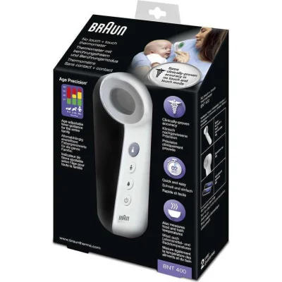 Braun BNT400 Temassız Alından Ateş Ölçer, Beyaz