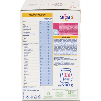 SMA Optipro 2 Probiyotik Devam Sütü, 6-12 Ay, 1200 g