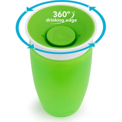 Munchkin Mucize 360° Alıştırma Bardağı 12 Ay+ 296 ml 90316 Yeşil