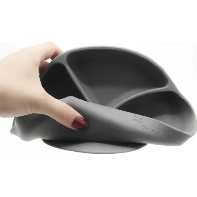 BabyJem Silikon Tabak, Gri