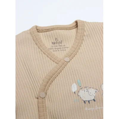 Bistyle Always Dream Yarım Kol Badi, Ekru, Bej