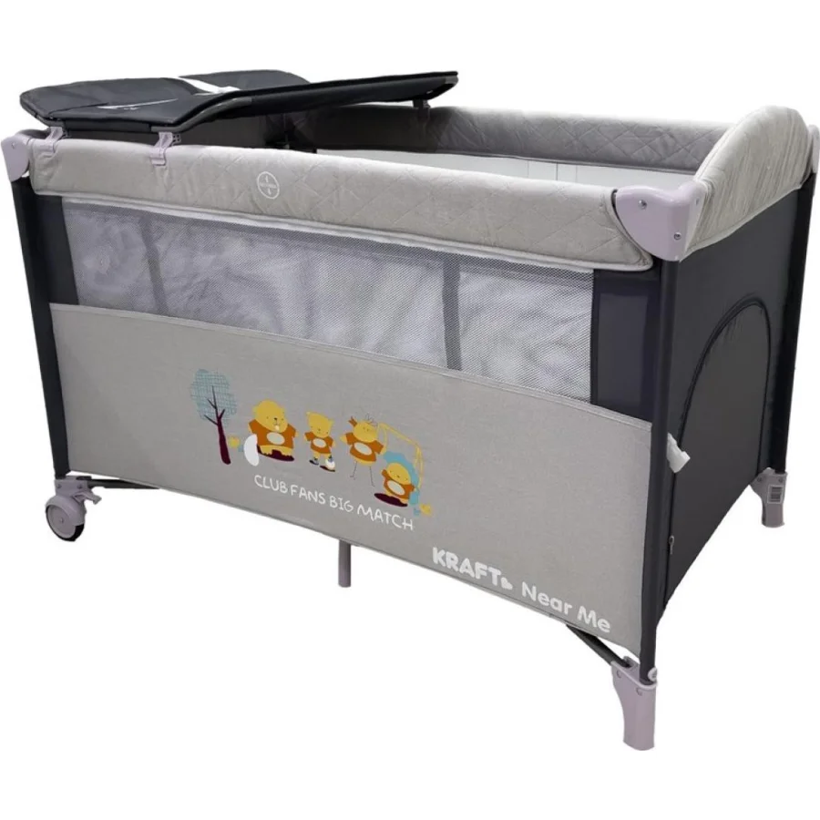 Kraft Near Me Anne Yanı Oyun Parkı, 70x120, Gri