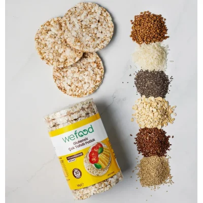 Wefood Çok Tahıllı Pirinç Patlağı, 100 g