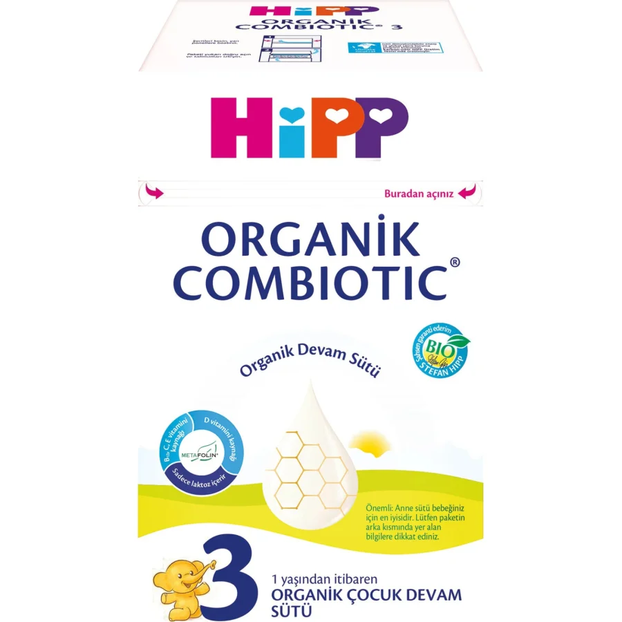 Hipp 3 Organik Combiotic Bebek Sütü, 800 g