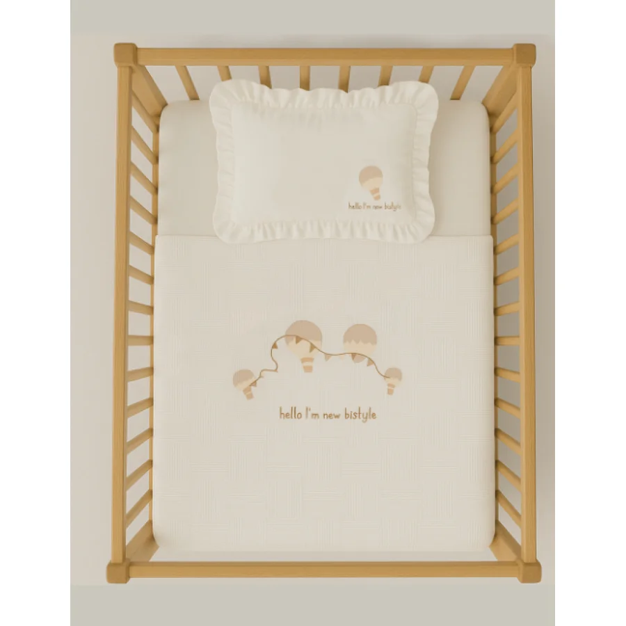 Bistyle Hello Style Baloons Pike Takımı, 100x150 cm, Ekru