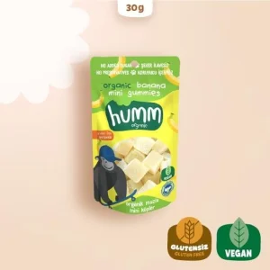 Humm Organik Muzlu Mini Küpler, 30 g
