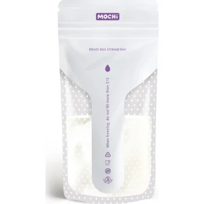 Mochi Anne Sütü Saklama Poşeti, 200 ml, 50 Adet