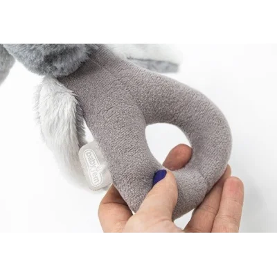 BabyJem Tutmalı Peluş, Mini Tavşan, Gri