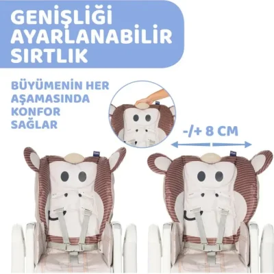 Chicco Polly 2 Start Mama Sandalyesi, Monkey