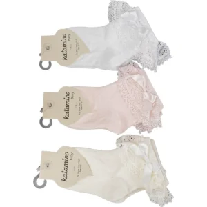 Katamino Lilya Aks Kız Bebek Soket Çorap K46304 Asorti